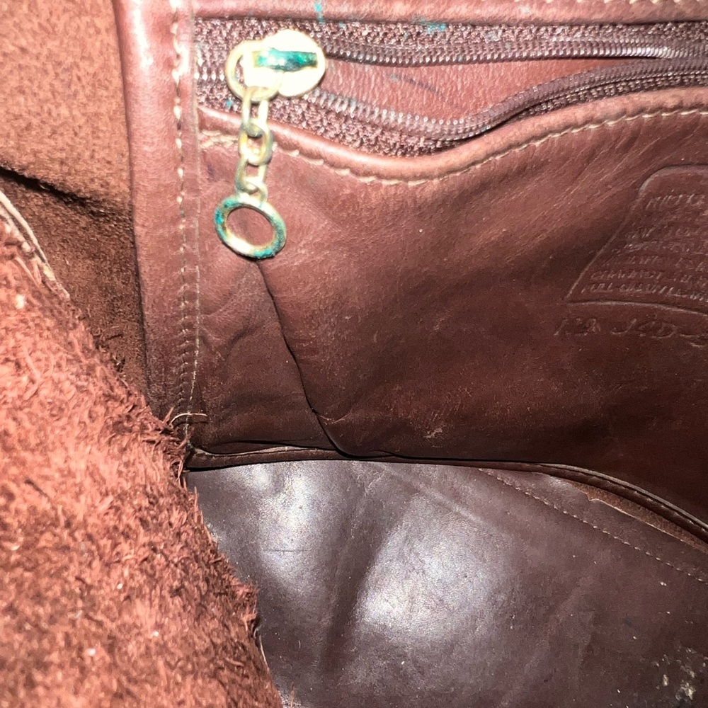 Vintage Coach #9058 Legacy Hobo Bag with Brass Accents - Picture 9 of 12